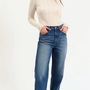 Stylish Blue Women's Straight Leg Jeans
